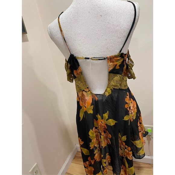 Free People Monday Morning Trapeze Slip Dress Size S - Picture 6 of 7